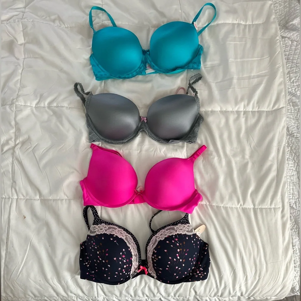 Pink by Victoria Secret Women's Bra Collection - Teal, Gray, Pink, and Black - Picture 1 of 1